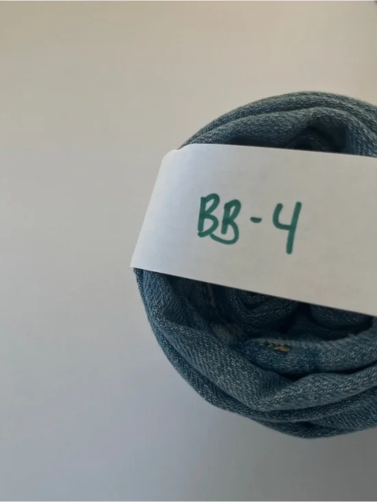 7 For All Mankind Light Blue Distressed Skinny Jeans - Picture 11 of 11